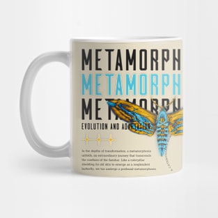 Beautiful Moth Metamorphosis Change Mug